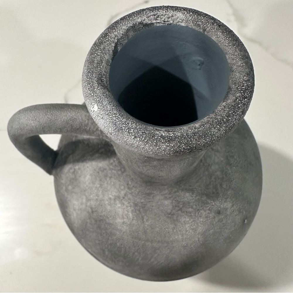 Anthropologie Amber Lewis Gray Ceramic Art Collection vase. - Picture 6 of 10